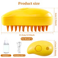 Spray Cat Brush for Shedding 3 in 1 Cat Steamy Brush USB Rechargeable Steamy Cat Brush Efficient Cat Grooming Brush 4.5×2.6×2.4 Inch Cat Steam Brush Self Cleaning Electric Cat Steamer Brush