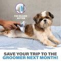 Pet Brush Pet Grooming Brush Self Cleaning Brush Removes Loose Fur and Hair Dog Cat Brush