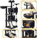 Multi-Level Cat Tree for Indoor Cats Cat Tree Tower for Large Cats with Sisal-Covered Scratching Posts, Condo, Stable Cat Tower, Cat Furniture Play Center for Indoor Cats Activity