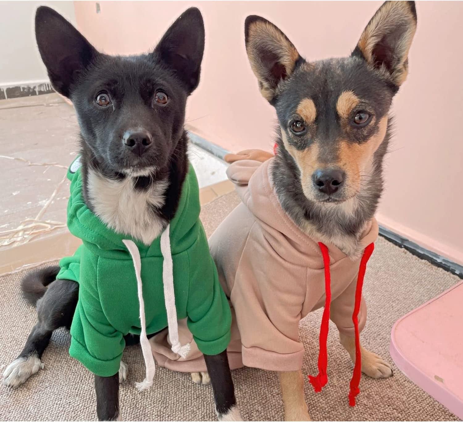 Dog Hoodie Basic Sweater Coat Cute - Frog Shape Warm Jacket Pet Cold Weather Clothes Outfit Outerwear for Cats Puppy Small Medium Dogs