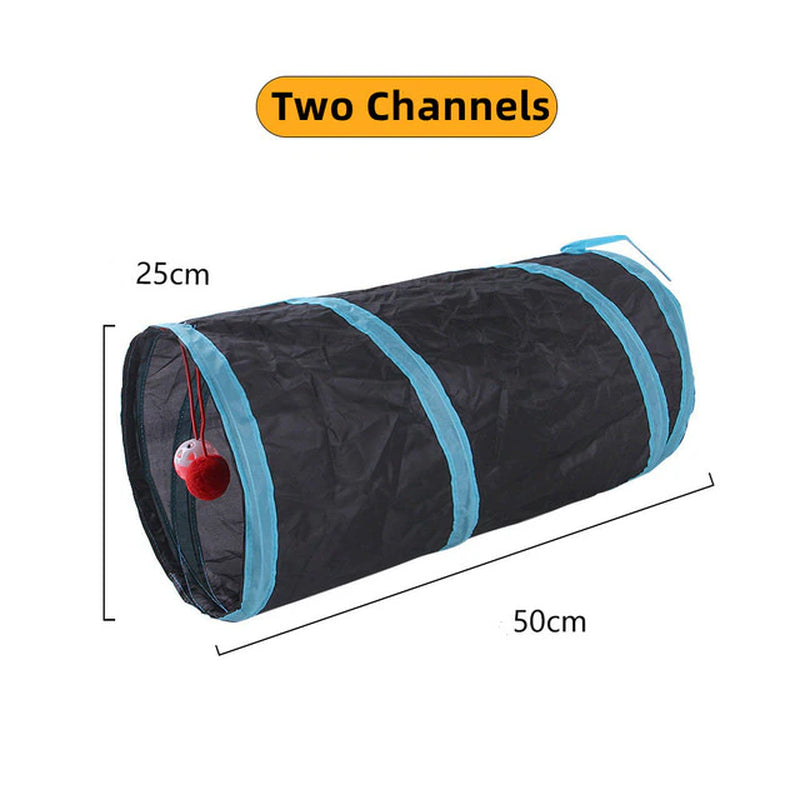 Cat Tunnel Pet Supplies Cat S T Pass Play Tunnel Foldable Cat Tunnel Cat Toy Breathable Drill Barrel for Indoor Loud Paper